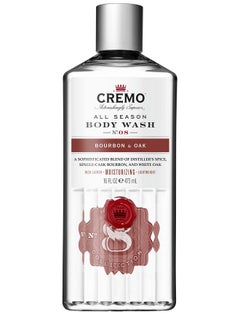 cremo Cremo All Season Body Wash, Bourbon & Oak, 16 Ounce (Pack of 3)  - Image 1