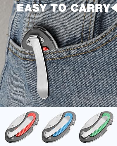 WORKPRO Folding Utility Knife Set Quick Change Blade, Back-lock Mechanism 3-piece with 10-piece Extra Blades - Image 4