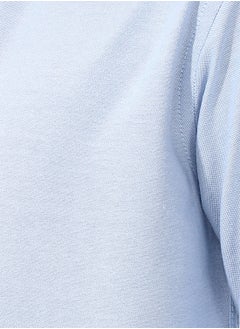 Andora Turn Down Collar Boys Oxford Shirt_ Sky Blue  - Image 4