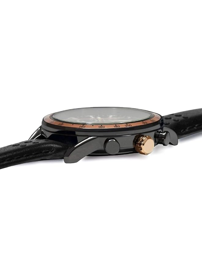 LORUS Mens Analog Quartz Watch With Leather Bracelet Rm333Gx9 - Image 3
