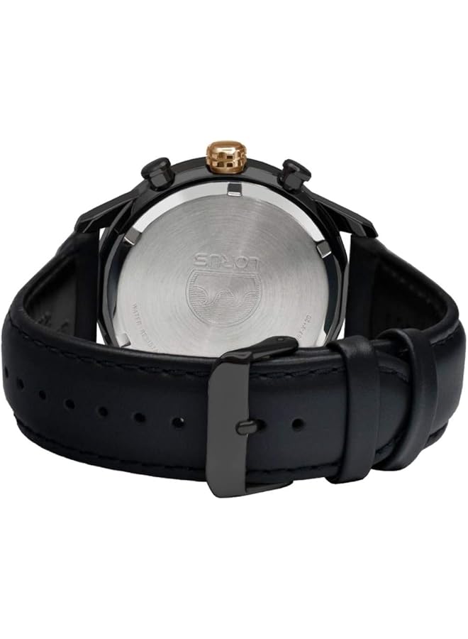 LORUS Mens Analog Quartz Watch With Leather Bracelet Rm333Gx9 - Image 2