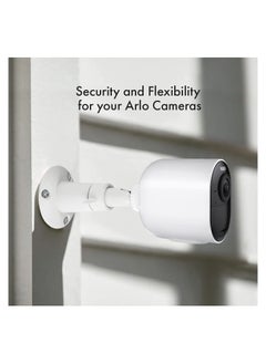Y&D 3 Pack Camera Bracket, Rust Resistant Waterproof Security Wall Mount Adjustable Indoor/outdoor Metal Bracket Compatible with Various Standard 1/4 Cameras (White)  - Image 2