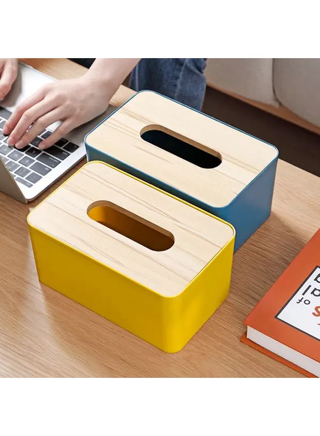 الدرج الورقي الأبيض متعدد الوظائف - طاولة قهوة - صندوق تخزين المناديل - Image 3