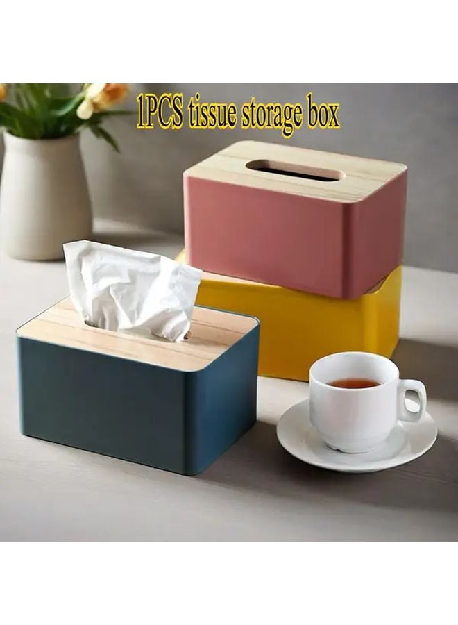 الدرج الورقي الأبيض متعدد الوظائف - طاولة قهوة - صندوق تخزين المناديل - Image 2