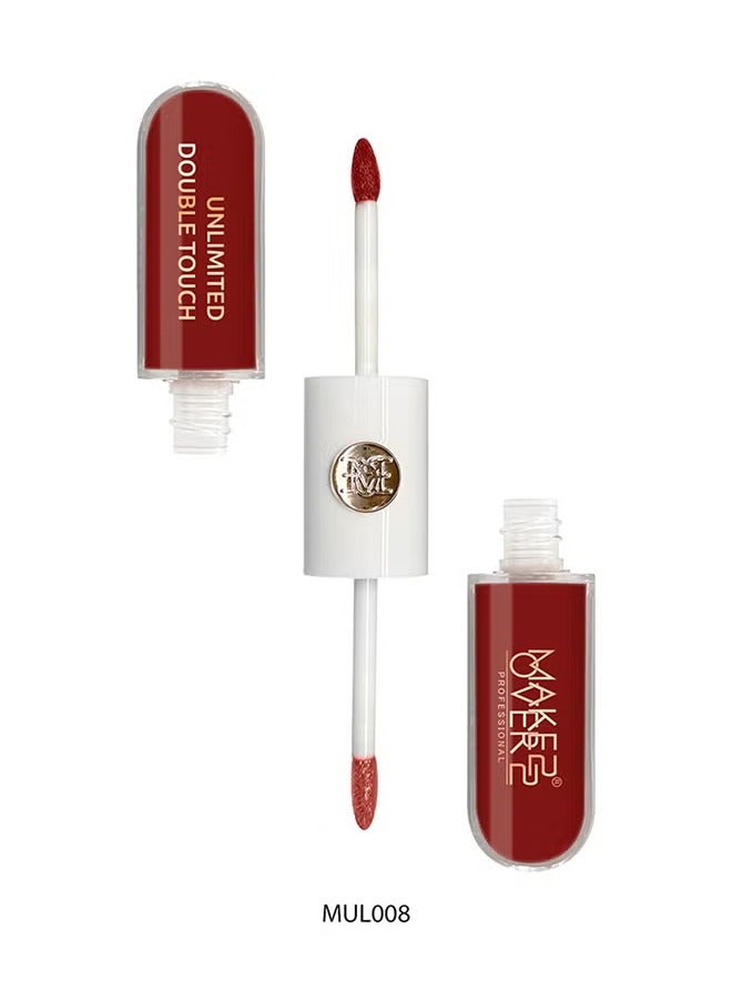 MAKE OVER 22 Unlimited Double Touch Lipgloss-MUL008 - Image 2