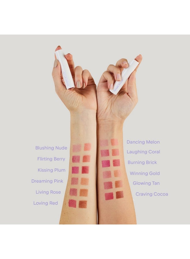 Marcelle زيت ملون ومحب للشفاه في قلم، كورال ضاحك، نباتي، خالي من القسوة، نظيف، خالي من البارابين، خالي من العطور، مضاد للحساسية، 3G - Image 4