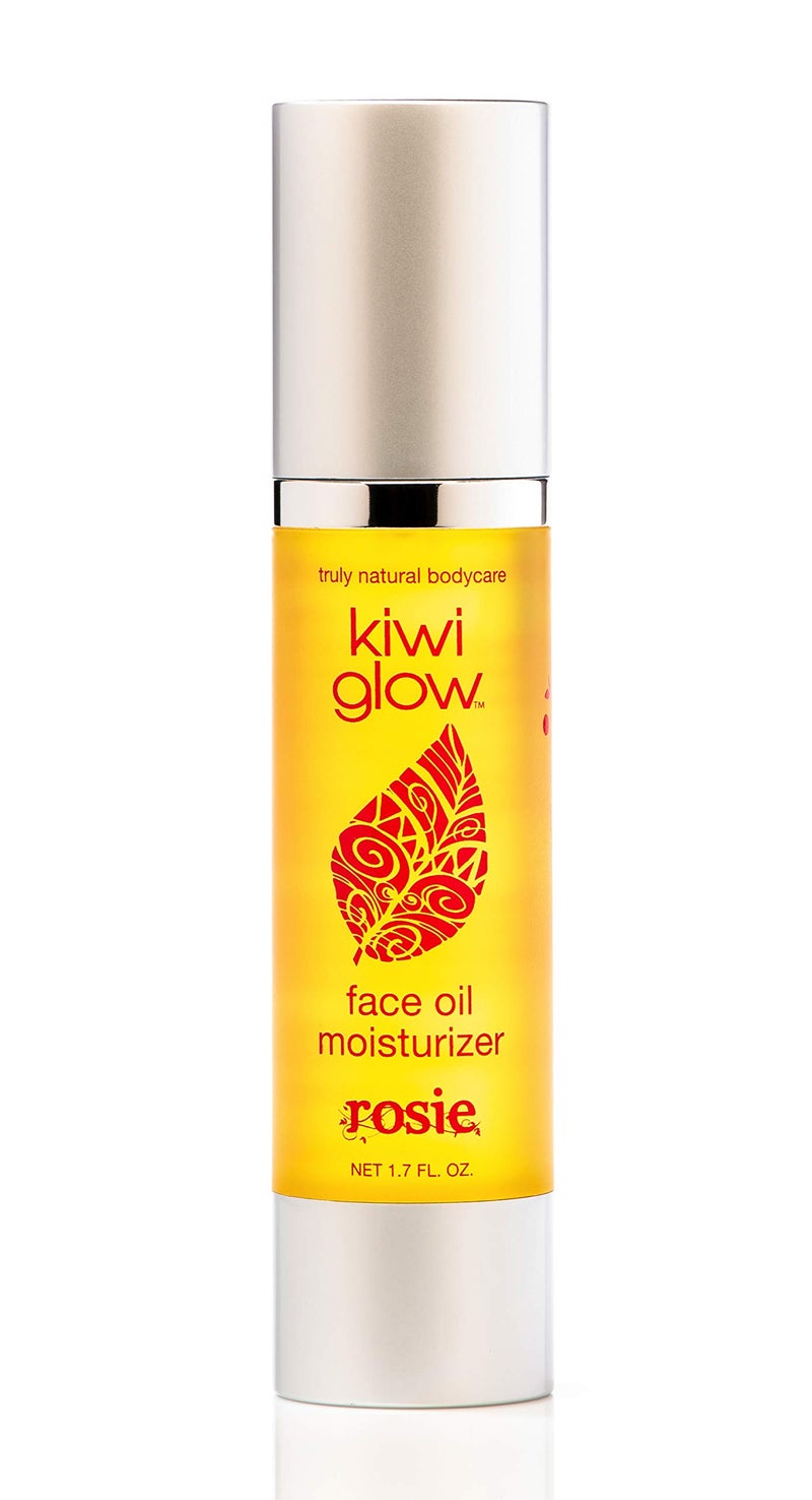 kiwi glow Rosie Face Oil â€“ Rose & Clary Sage Glow Serum for Balanced, Radiant Skin â€“ 1.7 oz - Image 1