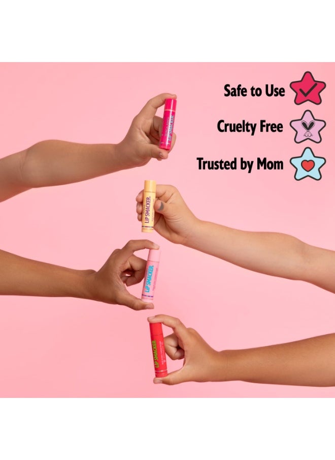 Lip Smacker Lip Smacker Biggie Lip Balm, Nostalgic Flavor, Ultra-Moisturizing & Hydrating, Clear Glossy Finish, Fun & Collectible Gift for All Ages - Strawberry  - Image 1
