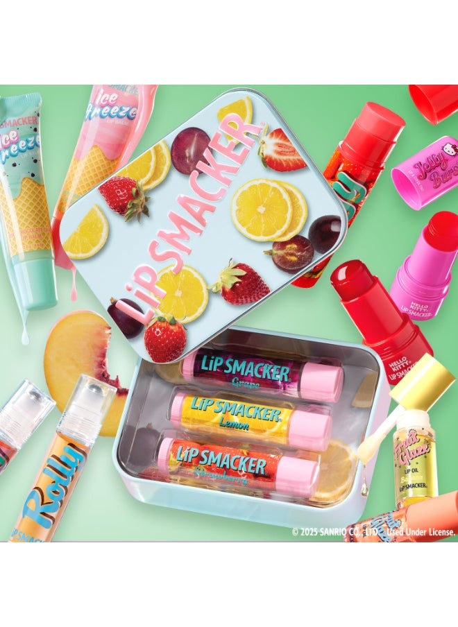 Lip Smacker Lip Smacker Biggie Lip Balm, Nostalgic Flavor, Ultra-Moisturizing & Hydrating, Clear Glossy Finish, Fun & Collectible Gift for All Ages - Strawberry  - Image 5