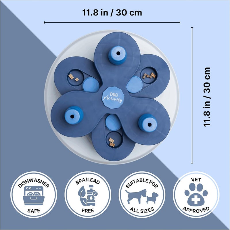 TRIXIE Flower Tower Dog Activity Interactive Toy Level 3 Food Puzzle Game Brain Teasing Treat Dispenser IQ and Mental Development Toy for Smart Dogs Enrichment Toy for Boredom Busting - Image 4