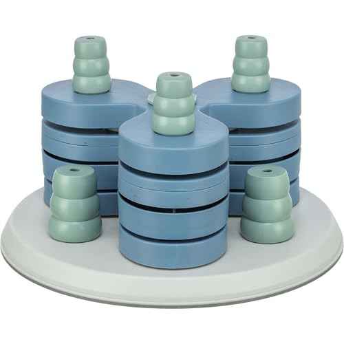 TRIXIE Flower Tower Dog Activity Interactive Toy Level 3 Food Puzzle Game Brain Teasing Treat Dispenser IQ and Mental Development Toy for Smart Dogs Enrichment Toy for Boredom Busting - Image 1
