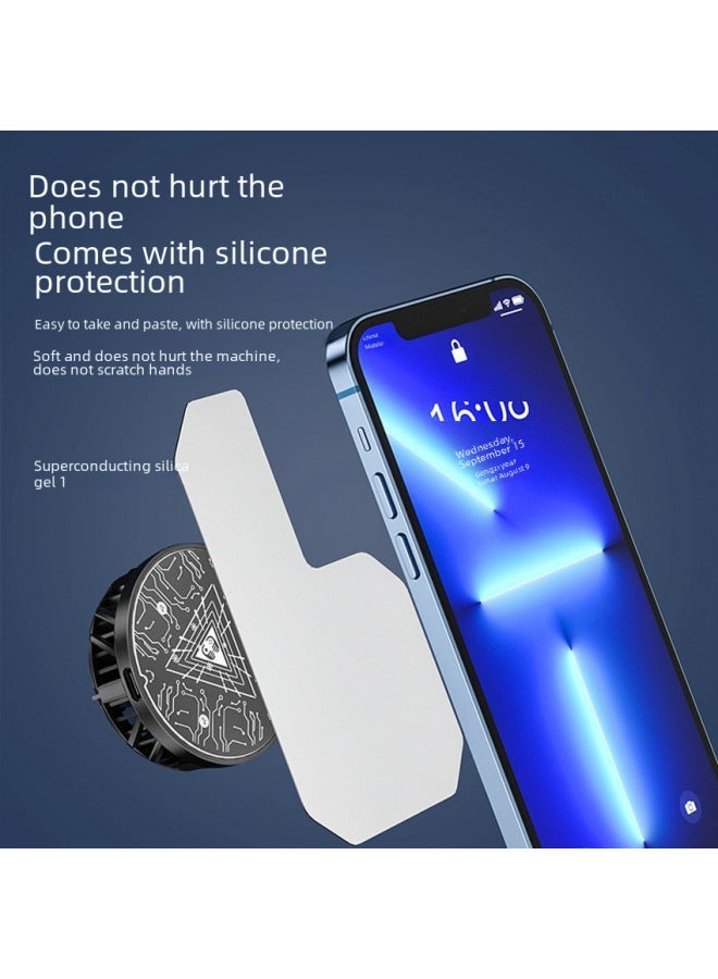Mobile Phone Cooler Heat Sink Semiconductor Refrigeration Surface Amplifier Upgraded Third Generation Cooling Plate-Color:Even Heating Piece—back Clip Style - Image 4