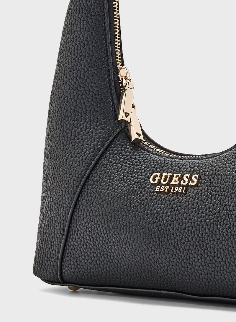 GUESS Calista Top Zip Shoulder Bag - Image 4