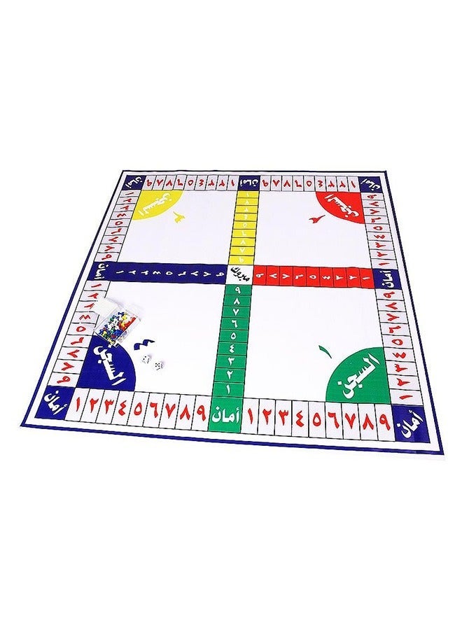 Toy Box Alshesh Game Flex Sheet Medium 4 Players with Dice - Image 2