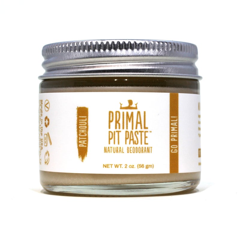 Primal Pit Paste Natural Aluminum-Free Deodorant, Patchouli (1-Pack) | All-Day Odor Control for Women & Men | Effective, Skin Soothing Formula with Safe, Organic Ingredients and Essential Oils - Image 1