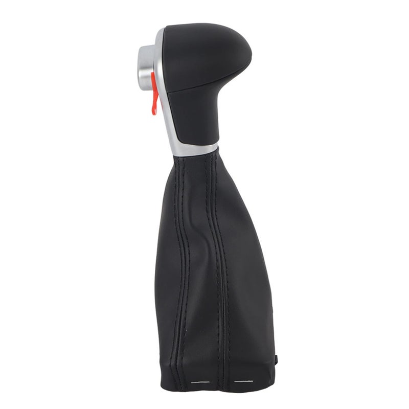 New Gear Shift Knob Gaitor Boot Cover Black Leather for A5 A4L Q5 B8 B8PA - Image 2