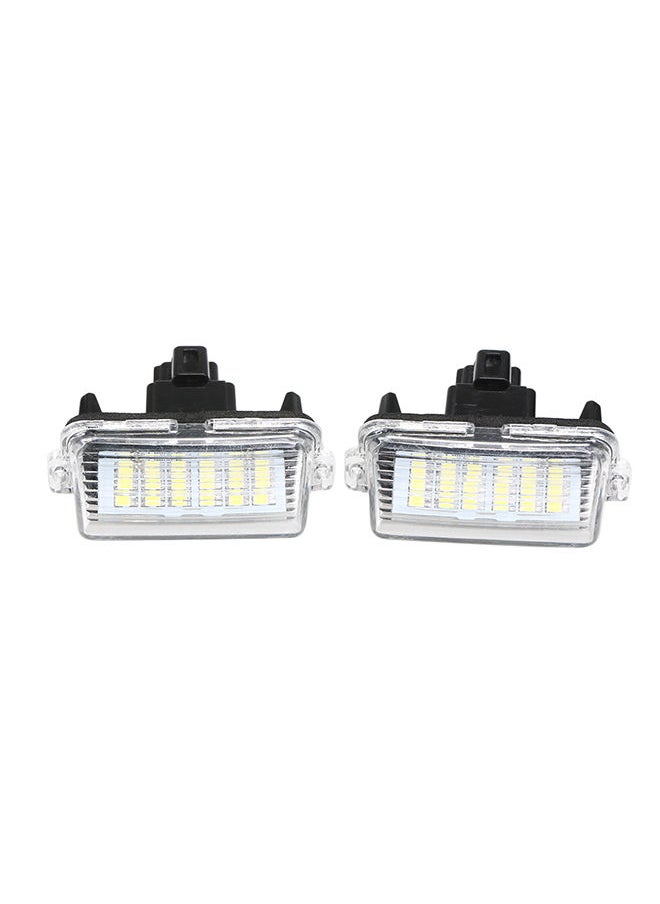 NIBEMINENT - LED License Number Plate Light Lamp for Toyota Camry Yaris 2013 - Image 1