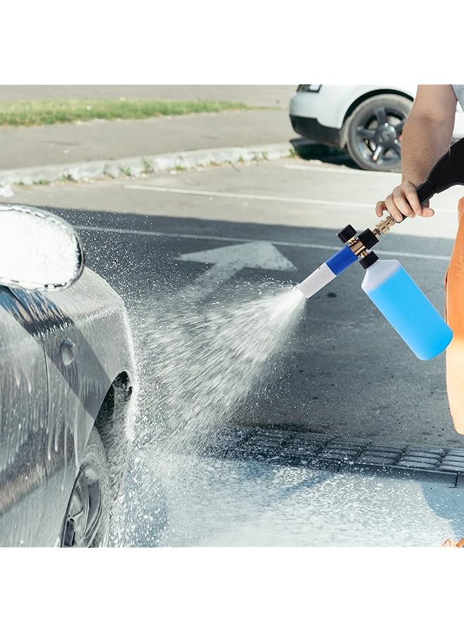 Excefore Foam Cannon - Pressure Washer Gun With 1/4 Inch Quick Connect And Adjustable Nozzle Car Wash Sprayer 1 L Bottle, Professional Fits Most Washing Accessories Foam Dispenser(4000 Psi) - Image 5