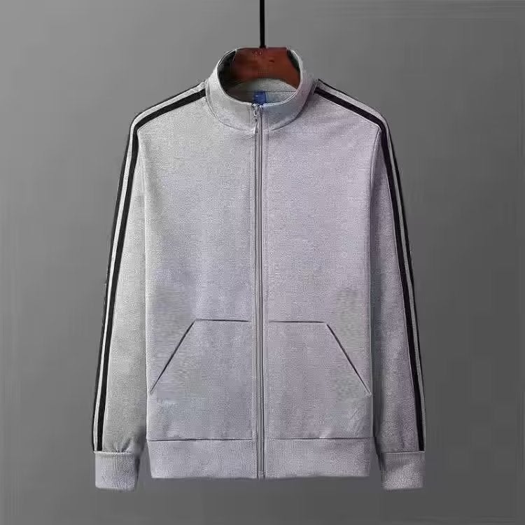 2023 Autumn New Loose-Fit Trendy Womens Jacket Lightweight Korean Style Black Baseball Shirt Student Warm Weather Short Coat Gray  - Image 1
