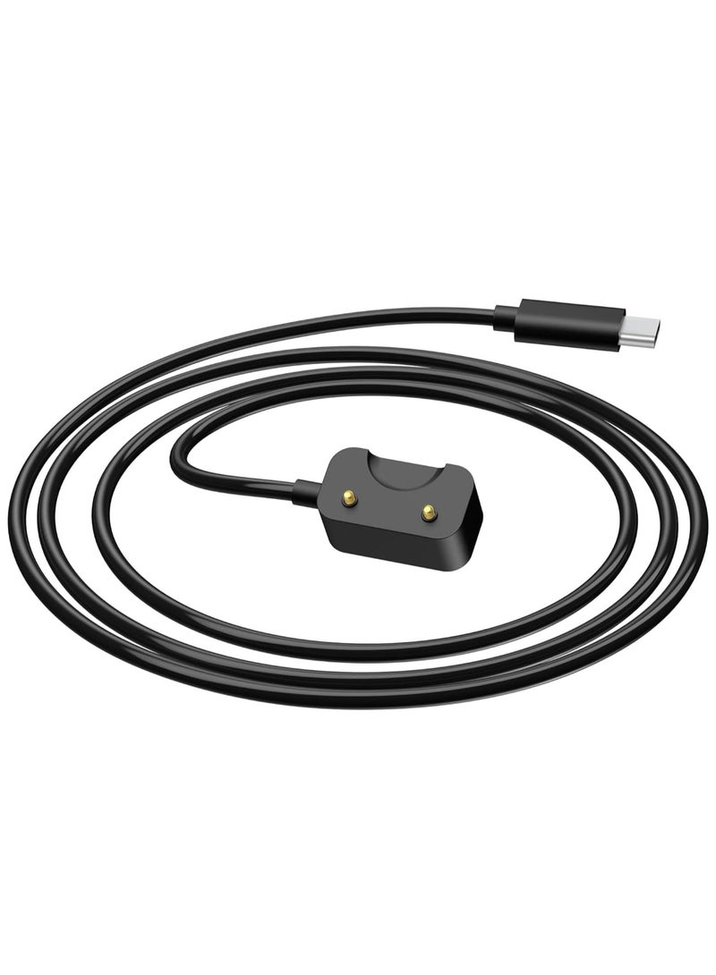 USB C Charger Cable Compatible with Samsung Fit3 Smart Watch - Replacement Charging Cable - Black - Image 1