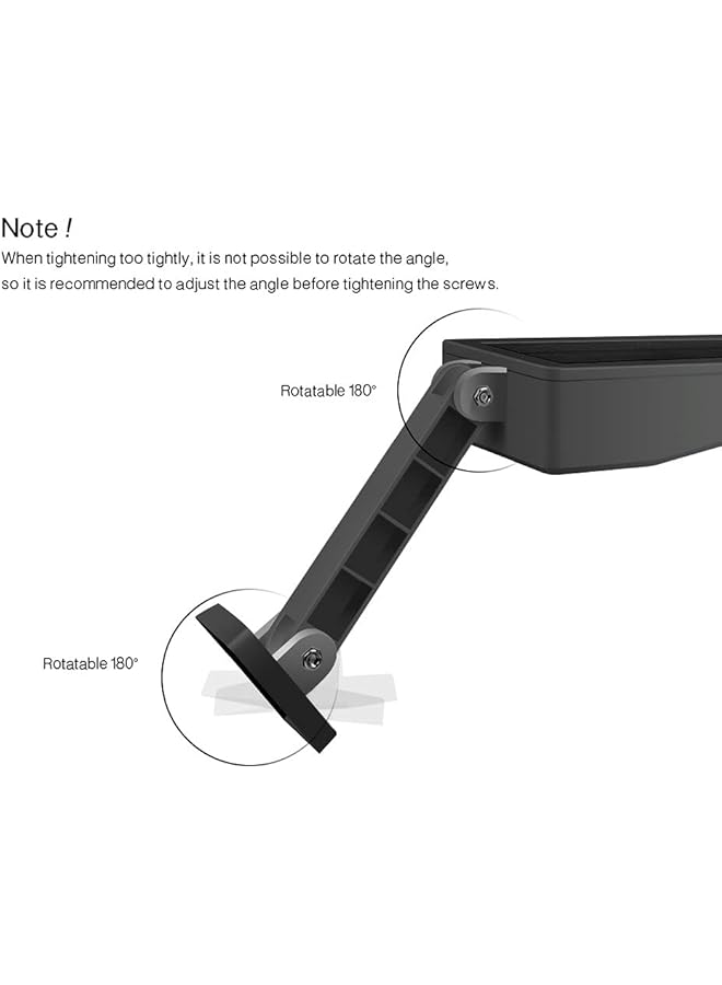 erorex Solar Street Light Outdoor 48Leds 900Lm Waterproof Ip65 4 Modes Emergency Light With Pir Motion Sensor All In One Cordless Lamp For Street Road Garden Yard Pathway - Image 4