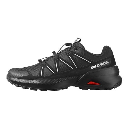 Salomon Mens Speedcross Peak Trail Running Shoes BlackBlackGlacier Gray 7 Medium - Image 1