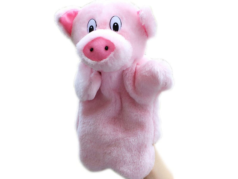 RIY Hand Puppet Farm Friends Animals Educational Puppets Pig - Image 3