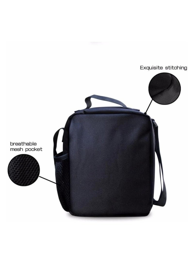 General [3 PCS] Anime One-Piece Luffy Cosplay Backpack Set,Fashion Large Capacity Shoulder Bag with Lunch Bag & Pencil Case,School Bag Bookbag for Kids Boys Students Fans  - Image 3