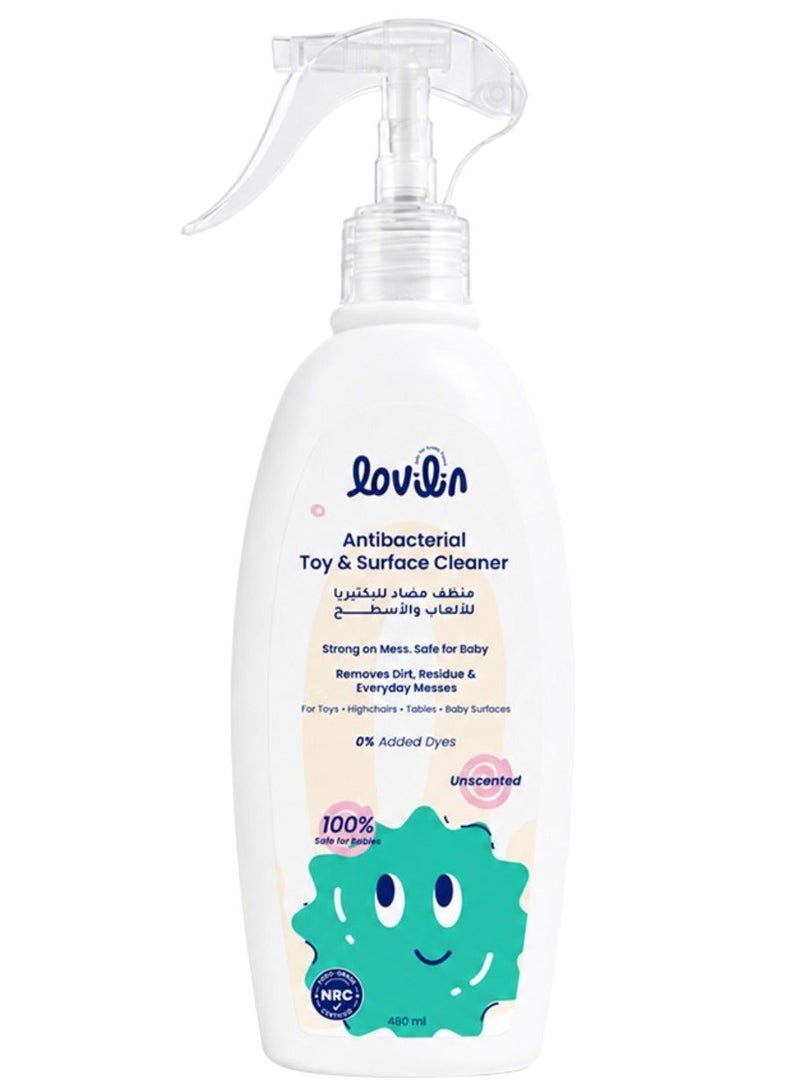 lovilin Antibacterial Toy & Surface Cleaner 480 ml - Image 1