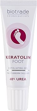 Biotrade Keratolin Foot Gel For Corns Calluses and Warts Remover Thickened Skin And Nails Cream Kit 40 Urea 15 ml Knees Elbows And Heels By Biotrade - Image 1
