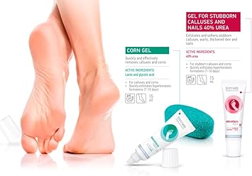 Biotrade Keratolin Foot Gel For Corns Calluses and Warts Remover Thickened Skin And Nails Cream Kit 40 Urea 15 ml Knees Elbows And Heels By Biotrade - Image 4