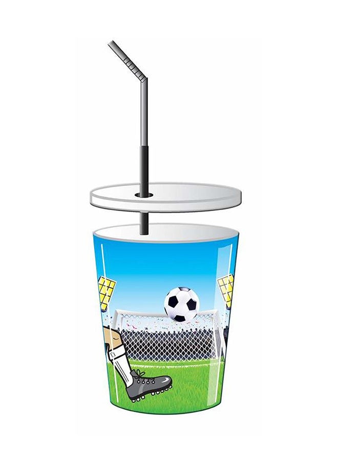 Folat كؤوس كرة قدم ثلاثية الأبعاد 266 مل 4