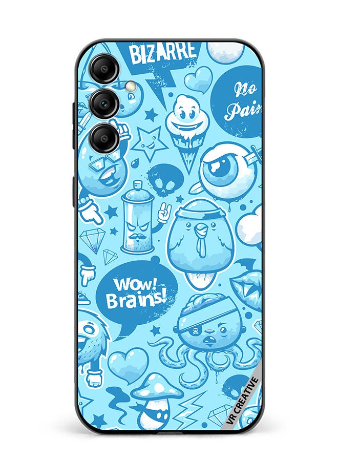 VR CREATIVE Protective Case Cover For Samsung Galaxy M14 Cold Street Art Design Multicolour - Image 1