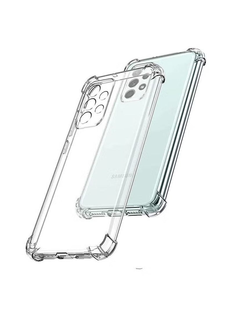 IAF Samsung Galaxy A73 5G Case Cover Clear Back Air Cushion Soft Silicone Shockproof Anti-Scratch Protective Bumper Shell Corner for Samsung Galaxy A73 5G 
