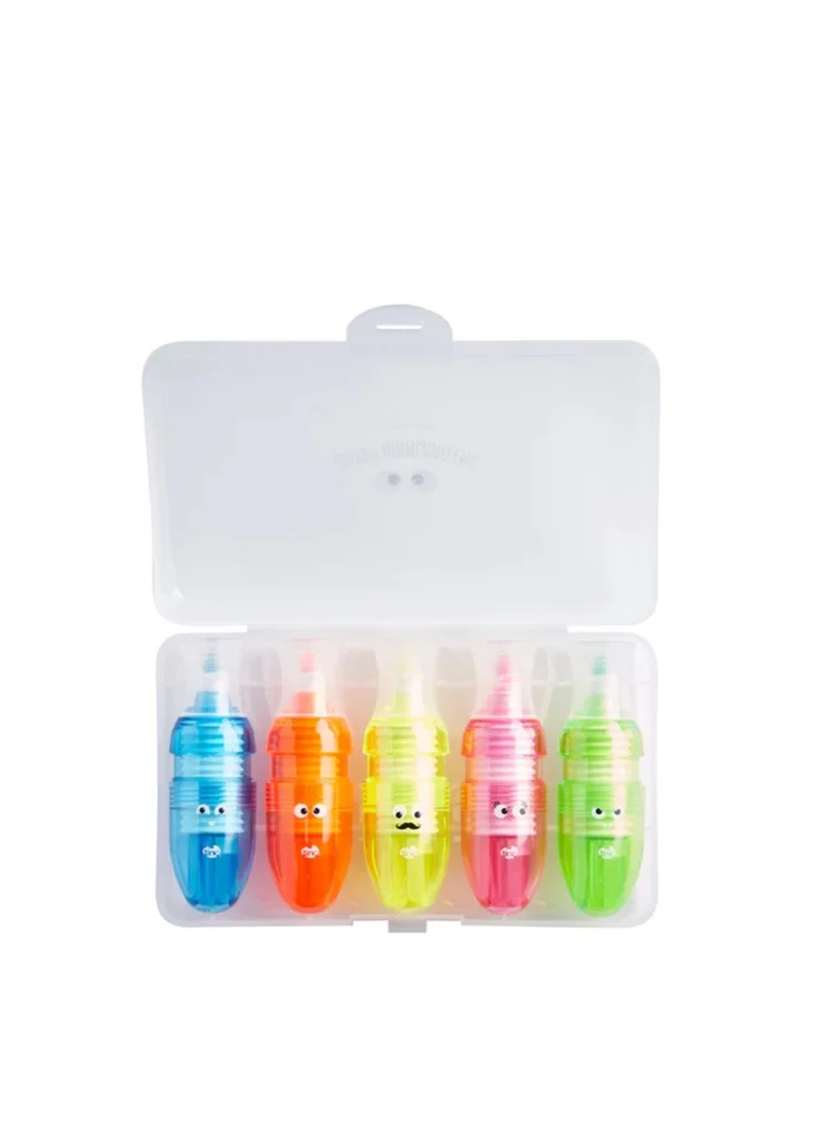 Tinc Multicolor Highlighter Set Fun Design
