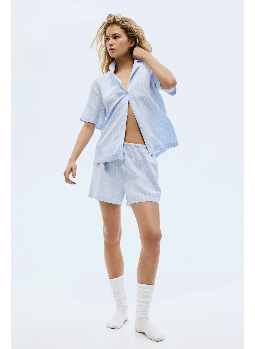 H&M Linen-Blend Pyjamas