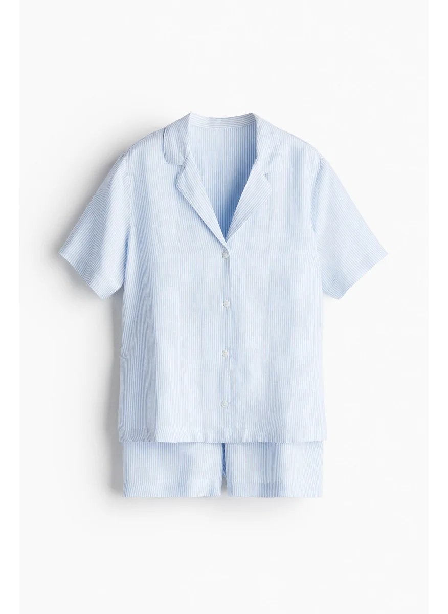 H&M Linen-Blend Pyjamas