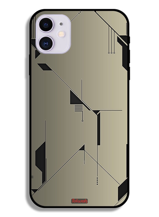 Tolwak Apple iPhone 12 mini Protective Case Minimalism Abstract Digital Art - Image 2