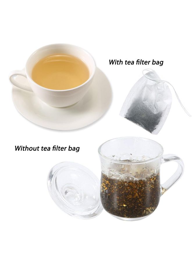 Pack Of 100 Disposable Tea Filter Bag White 5x7cm - Image 5