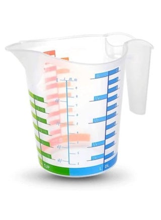 Measuring Cup Bpa Free Measuring Multi Purpose Liquid And Dry Use Plastic Colored Non Slip Silicone Base Break Resistant 500Ml -Clear - pzsku/Z6ADAC6A3397AED37E961Z/45/_/1696879362/9d7a82b3-ef5b-4404-866c-ee1027113f16