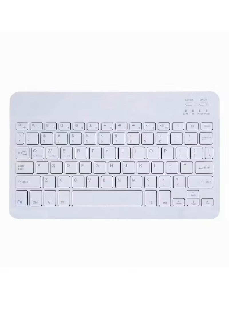 A ZONE Wireless Keyboard and Mouse Combo Bluetooth Keyboard Mouse Set with Rechargeable Battery White - Image 3