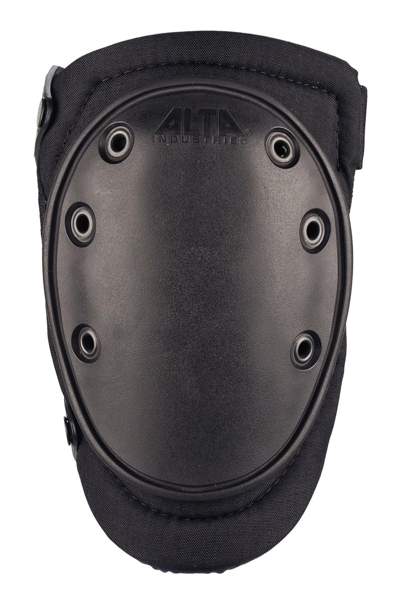 Alta 50453.00 AltaFLEX Gel Knee Protector Pad, Black Cordura Nylon Fabric, AltaLOK Fastening, Flexible Cap, Long, Black - Image 1