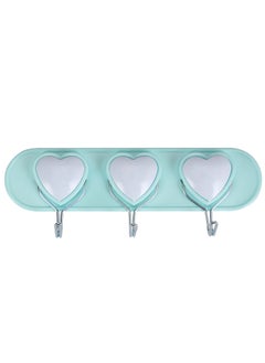 DELCASA Delcasa 3 Hook Heart Hanger DC2603  - Image 1