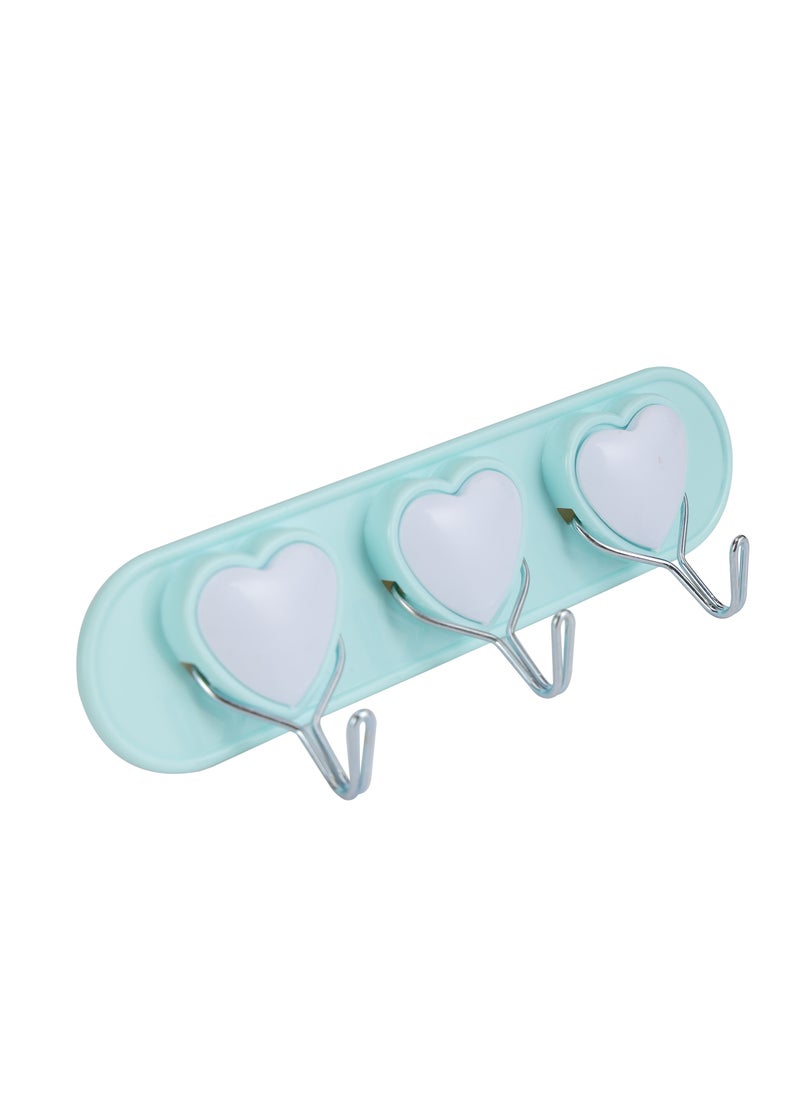 DELCASA Delcasa 3 Hook Heart Hanger DC2603  - Image 2