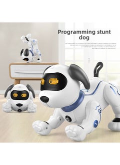 Generic Le Neng K16 Intelligent Robot Dog Programming Stunt Remote Control Dog Robot Music Dancing Story-telling Educational Toys-Color:Stunt Programming Robot Dog  - Image 3