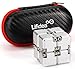 Lifidea Aluminum Alloy Metal Infinity Cube Fidget Cube 6 Colors Handheld Fidget Toy Desk Toy with Cool Case Infinity Magic Cube Relieve Stress Anxiety ADHD OCD for Kids and Adults Silver - Image 2