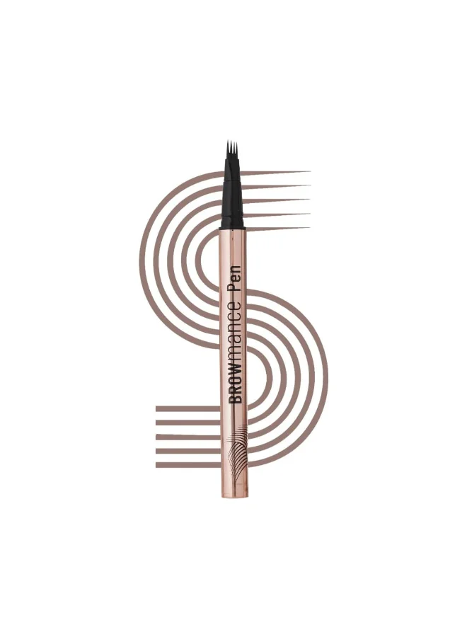 Swiss Beauty Swiss Beauty BROWmance Pen | Fills In Sparse Hair | 8-Hour Stay | Waterproof | Shade- 01 Light Brown | 1ml
