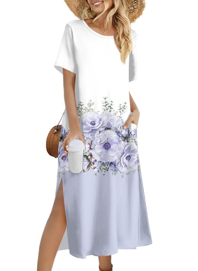 Tepveisoy Women's Fashion Summer Dresses Casual Beach Dresses One Piece Dress Slim Holiday Dress  - Image 1