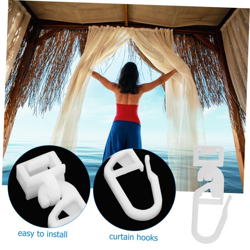 4 Sets Plastic Gazebo Canopy Replacement Hooks Easy Install 36 Pcs Per Set - Image 5