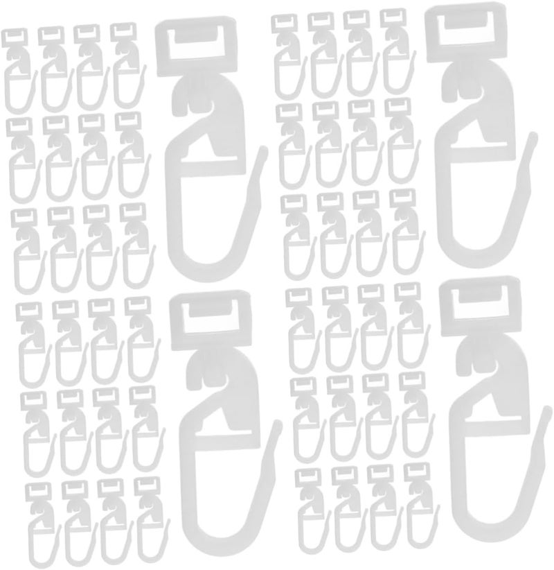 4 Sets Plastic Gazebo Canopy Replacement Hooks Easy Install 36 Pcs Per Set - Image 1